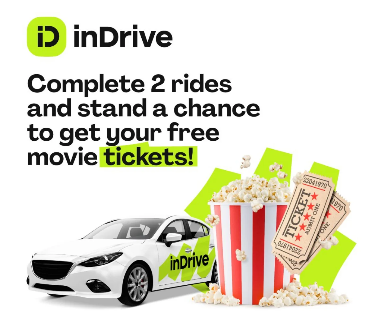 Archived inDrive rides and movie tickets campaign creative